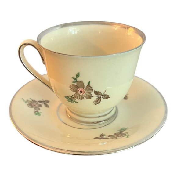 Vintage KPM Kjobenhavns Porcellains Maleri Floral Tea Cup & Saucer Set Porcelain - Picture 5 of 9